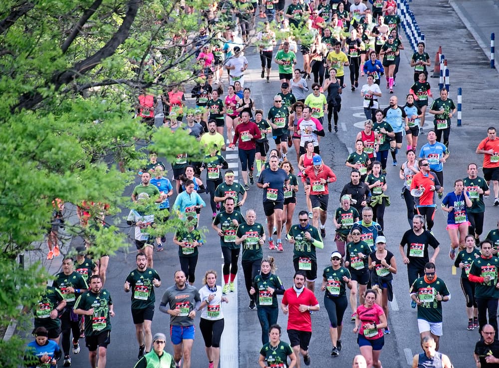 marathon runners iin London