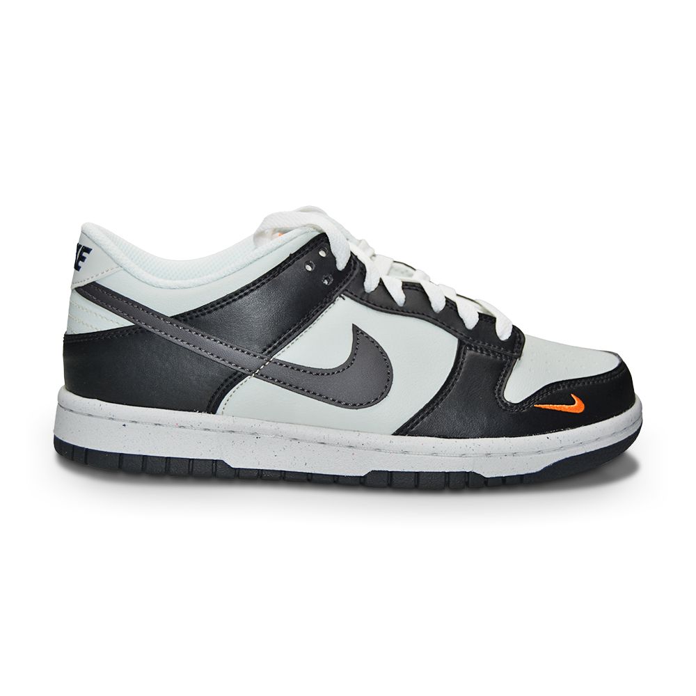 Juniors Nike Dunk Low (GS) "Black Bright Mandarin"