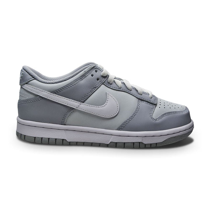 Juniors Nike Dunk Low (GS) "Two Toned Grey" DH9765 001 Pure Platinum White Grey