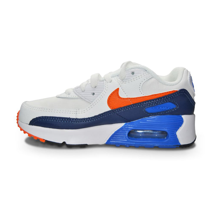 Kids Nike Air Max 90 LTR (PS) - CD6867 120 - Summit White Safety Orange