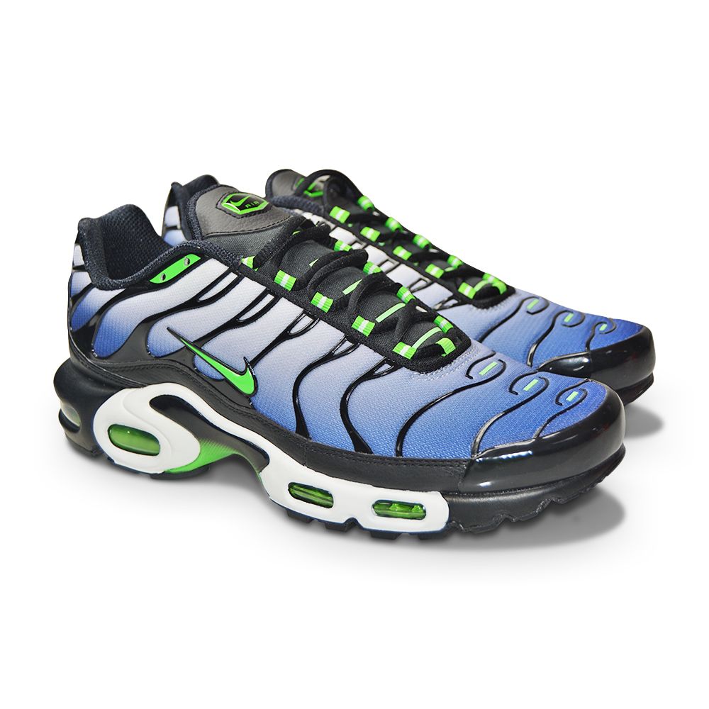 Mens 'Icons' Nike Tuned 1 Air Max Plus TN - Black Scream Green White