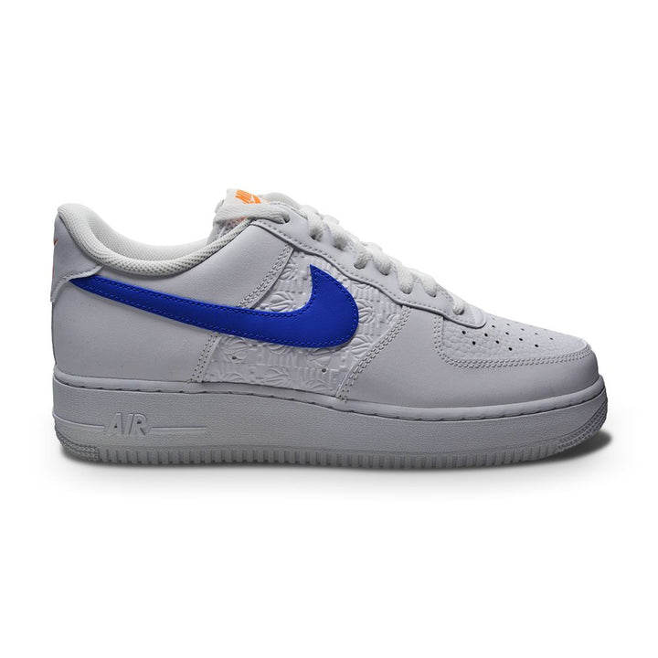 Mens Nike Air Force 1 '07 AF1 EMB 'Embossed Hoops - Royal Blue''