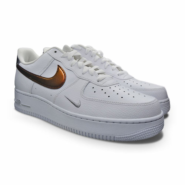 Mens Nike Air Force 1 '07 AF1 FD0654 100 White Picante Red-Wolf Grey Black