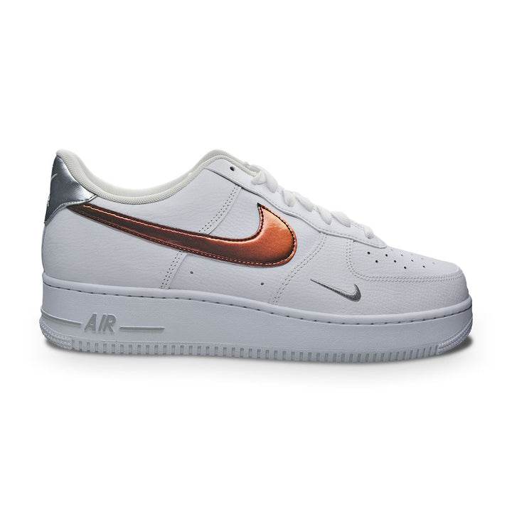 Mens Nike Air Force 1 '07 AF1 FD0654 100 White Picante Red-Wolf Grey Black