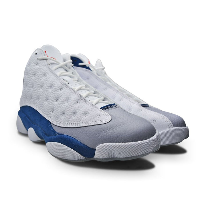 Mens Nike Air Jordan 13 Retro - 414571 164 - White Fire Red French Blue