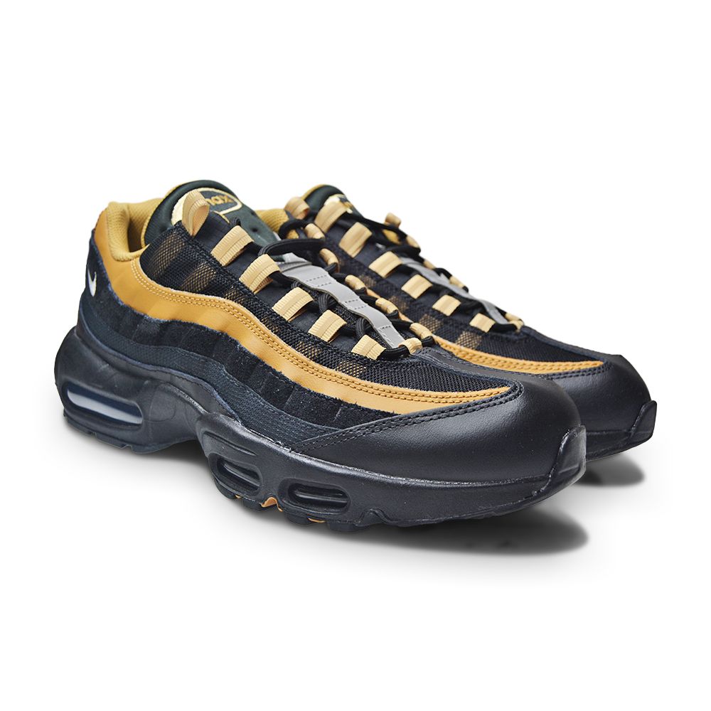 Mens Nike Air Max 95 'Black Tan Silver'