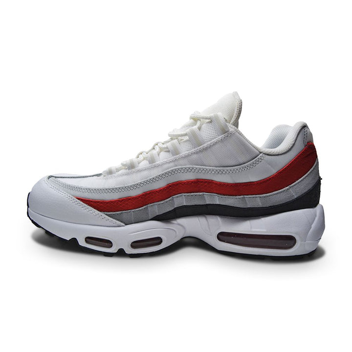 Mens Nike Air Max 95 Essential - DQ3430 001- Black White Varsity Red