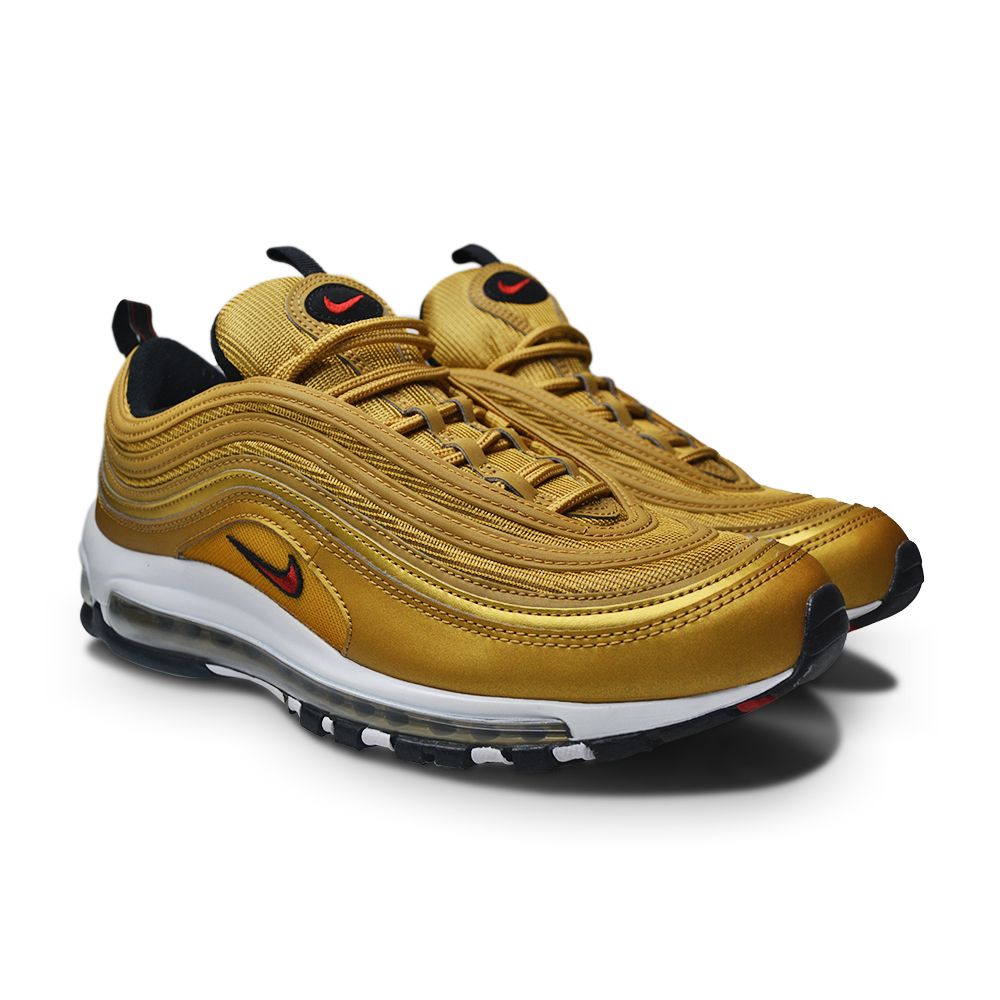 Mens Nike Air Max 97  OG- DM0028 700 - Metalic Gold-Varsity Red -Black-White