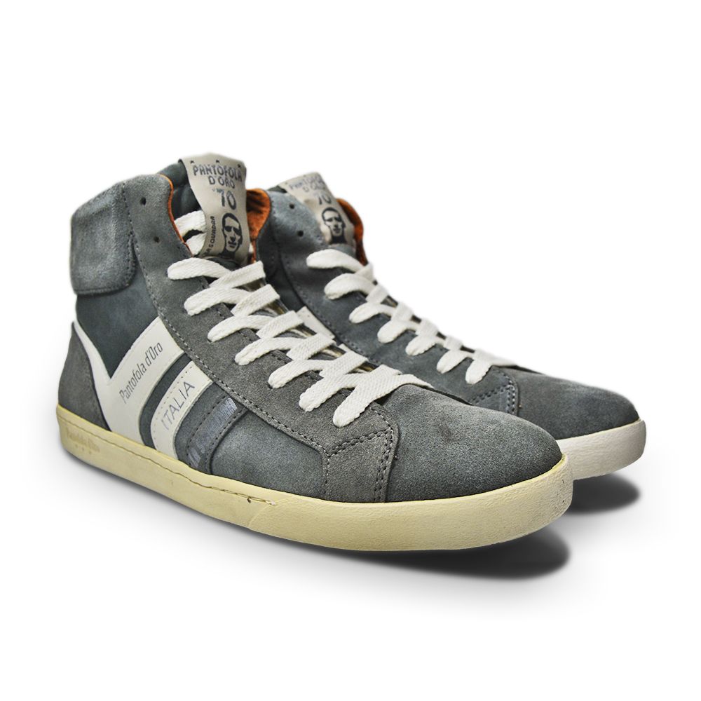 Mens Pantofola d'Oro Livigno Mid Grey Shadow