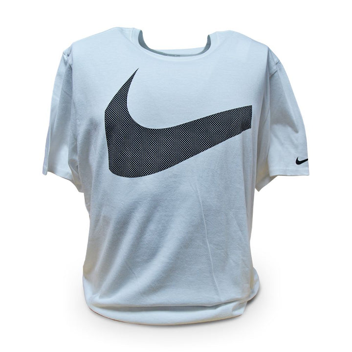 Nike T Shirt XL Dry Swoosh t-shirt White Black 875009 Summer