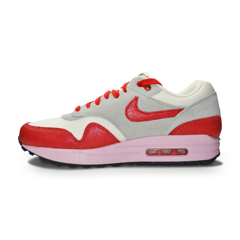 Womens Air Max 1 VNTG - 555284 103 -  Sail Hypr Rd Strt Gry Icd Crmn