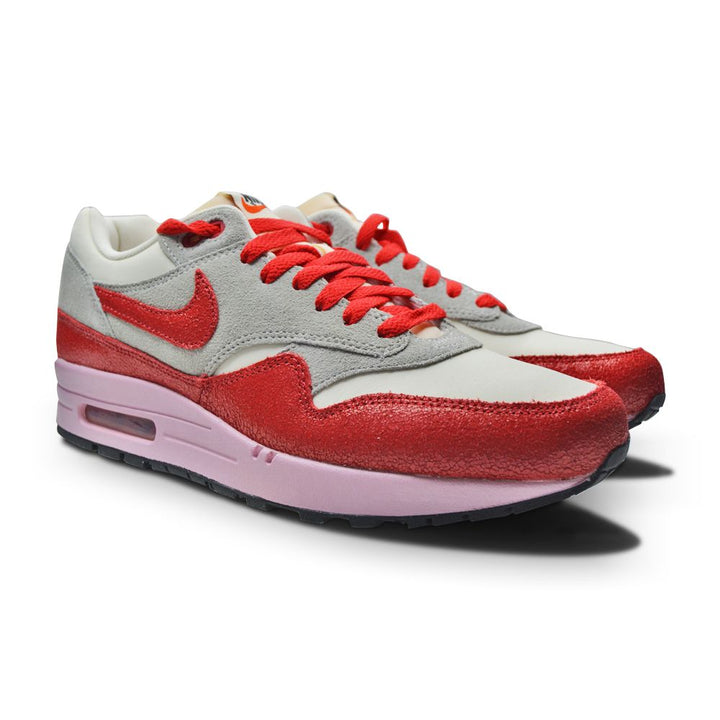 Womens Air Max 1 VNTG - 555284 103 -  Sail Hypr Rd Strt Gry Icd Crmn