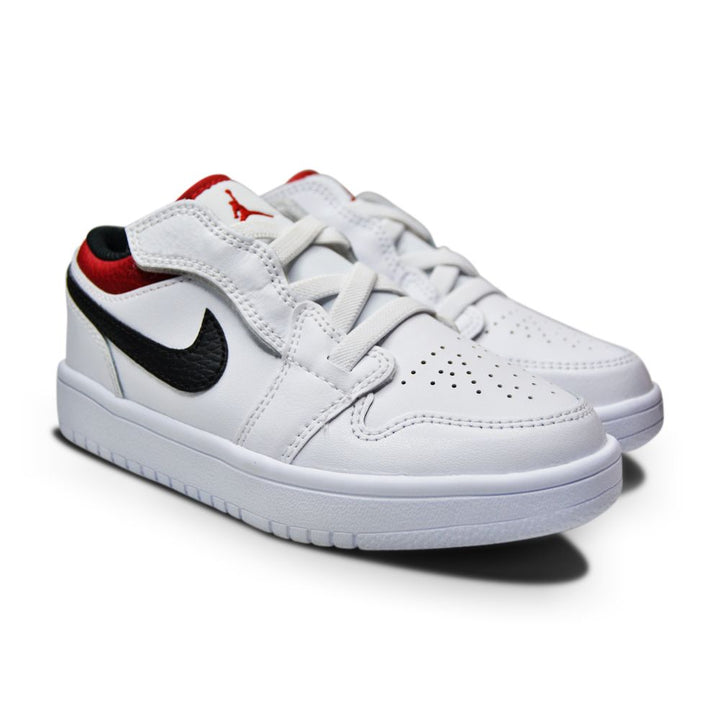 Kids Nike Air Jordan 1 Low ALT (PS) - BQ6066 118 - White Gym Red Black