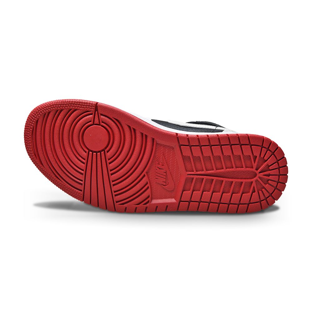 Nike Air Jordan 1 Mid SE Utility UK 9 DD9338 016 - Black White Gym Red