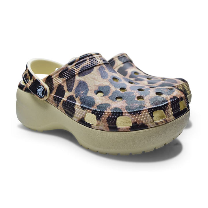 Womens Classic Platform Animal Remix Clog - 207844 2Y4 - Black