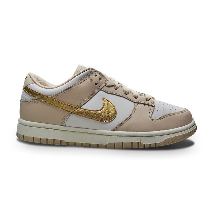 Womens Nike Dunk Low Ess Trend - DX5930 001 - Phantom Metallic Gold