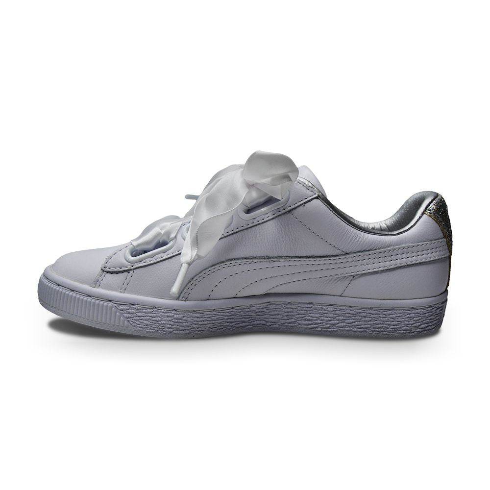 Womens Puma Basket Heart Crushed Diamond