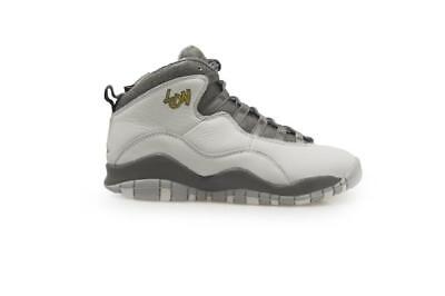 Nike Air Jordan 10 Retro "London" BG UK 4.5 310806 004 Grey Gold Trainers