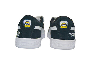 Kids Puma Minions Suede V PS - 36552803 - Black White