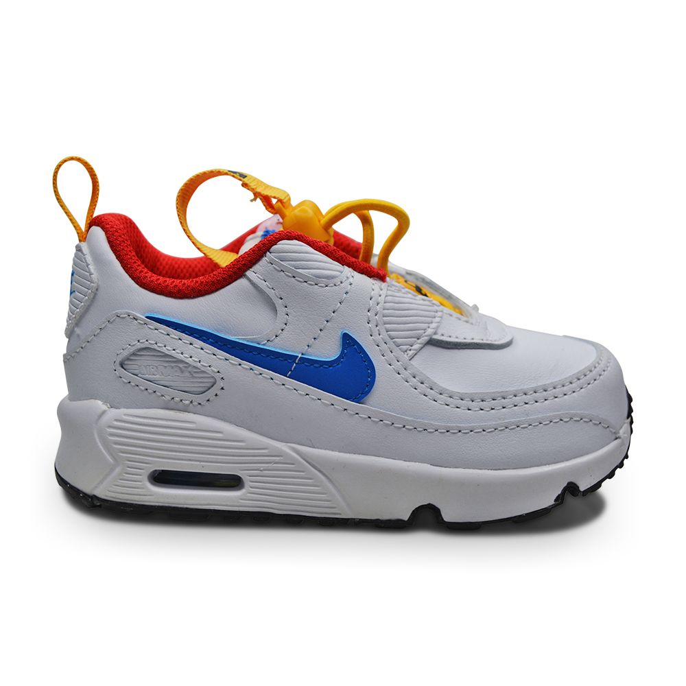 Infants Nike Air Max 90 Toggle (TD) - CV0065 105 - White Photo Blue-Infants-Nike-Infants Nike Air Max 90 Toggle-sneakers Foot World