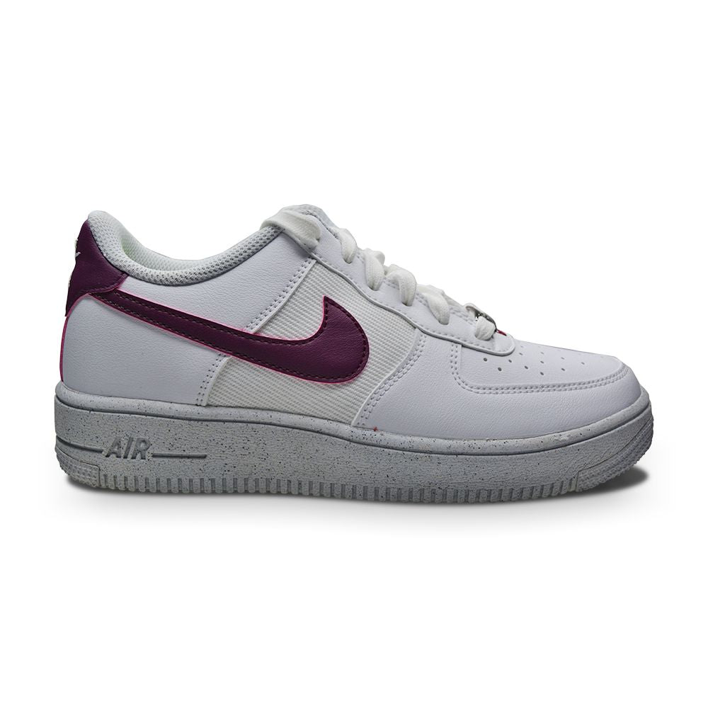 Juniors Nike Air Force 1 Crater NN (GS) - DH8695 100 - White Sangria Volt-Juniors-Nike-Nike Air Force 1 Crater NN-sneakers Foot World