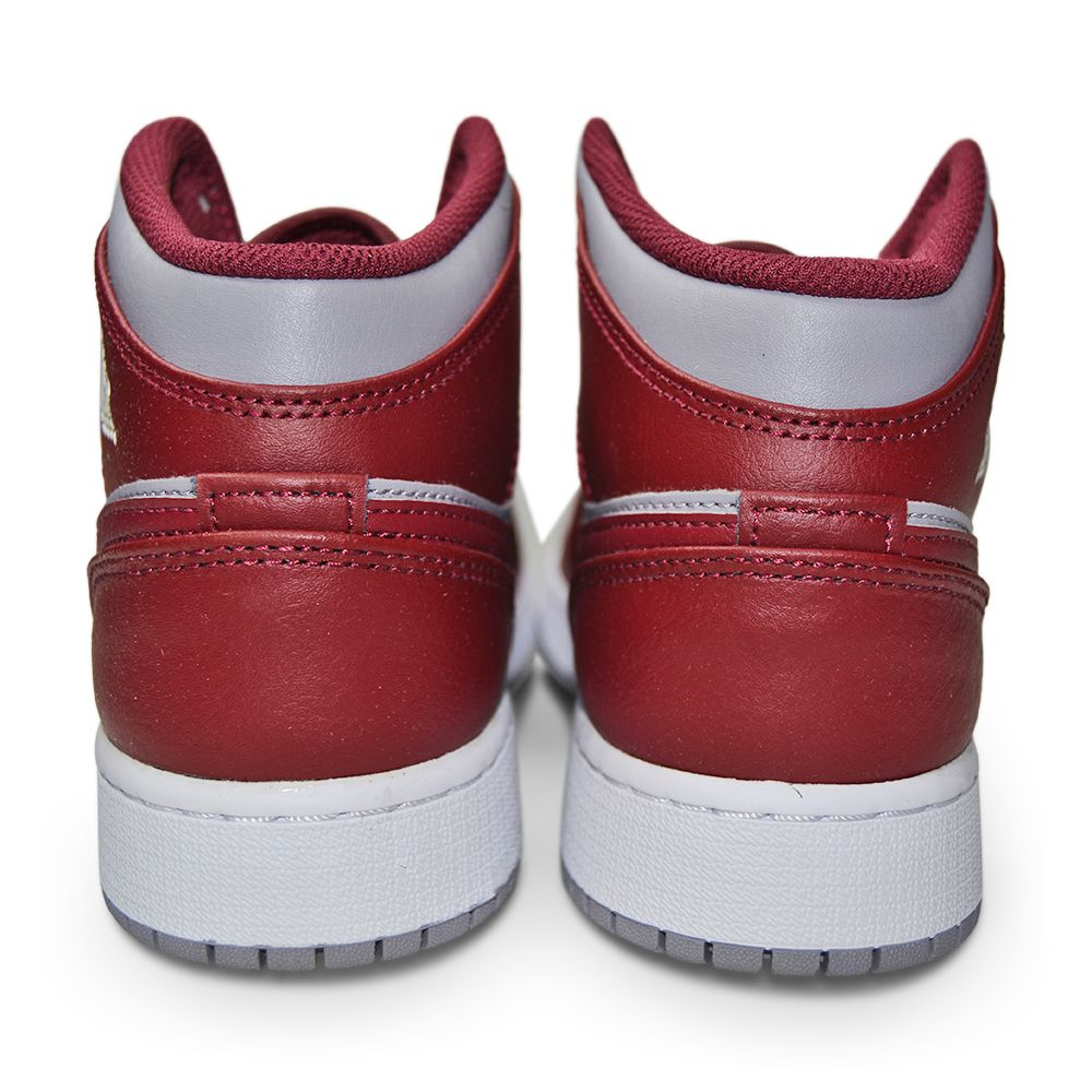 Juniors Nike Air Jordan 1 Mid (GS) - DQ8423 615 - Cherrywood Red White