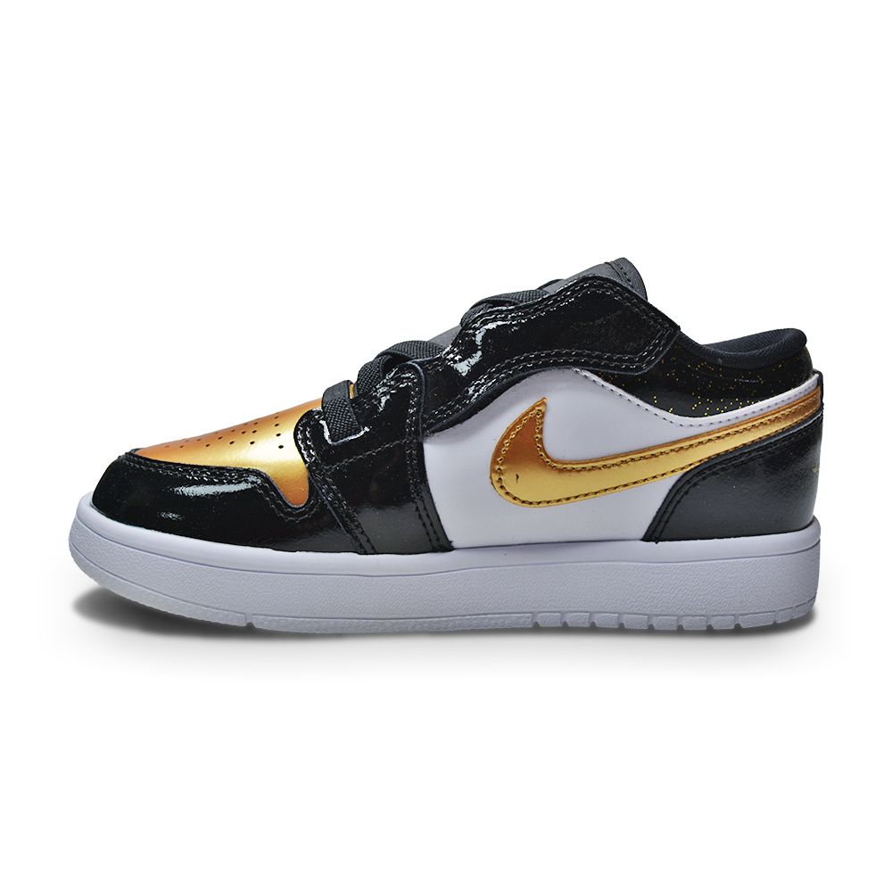 Kids Nike Air Jordan 1 Low ALT SE (BP) - DZ6318 071 - Black Metallic Gold White