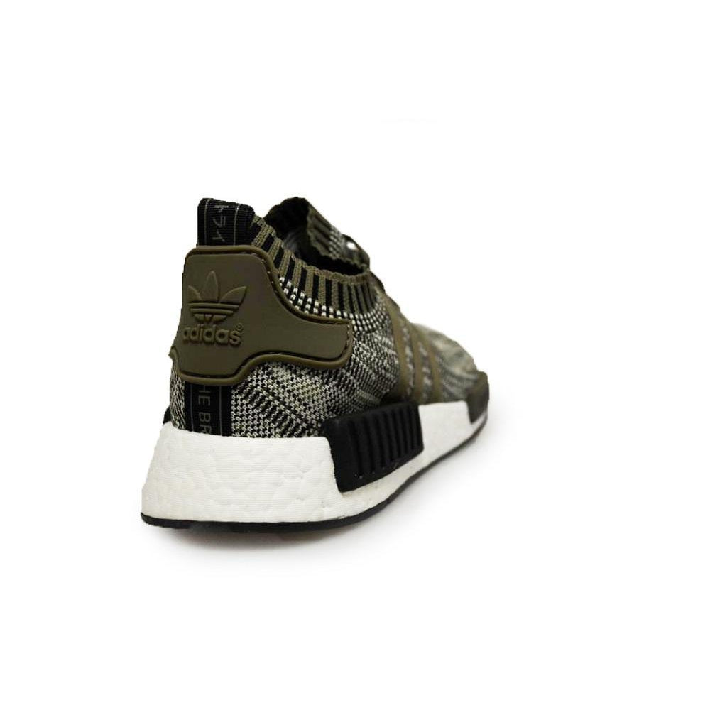 Mens Adidas NMD_R1 Primeknit Sesame Branch