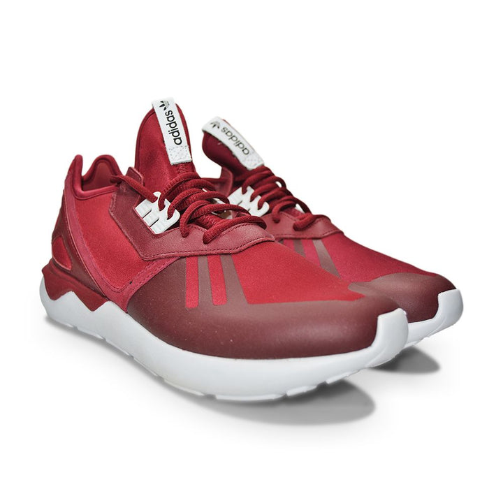 Mens Adidas Tubular Runner - B41274 - Burgandy White