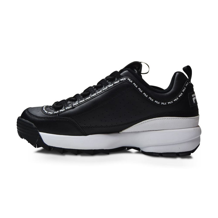 Mens Fila Disruptor II Premium Repeat - 1FM00439-021 - Black White