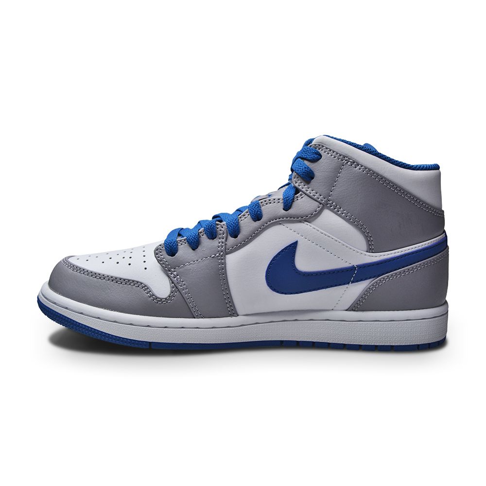 Mens Nike Air Jordan 1 Mid - DQ8426 014 - Cement Grey White True Blue