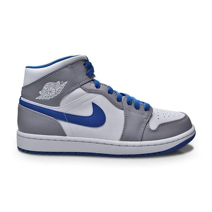 Mens Nike Air Jordan 1 Mid - DQ8426 014 - Cement Grey White True Blue