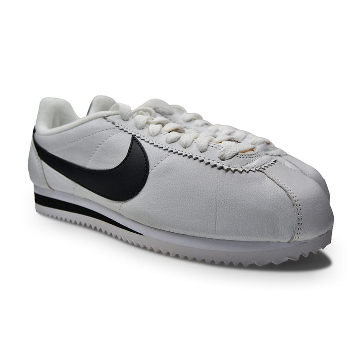 Mens Nike Classic Cortez Premium - 807480 101 - White Black-Mens-Nike-Nike Classic Cortez Premium-sneakers Foot World