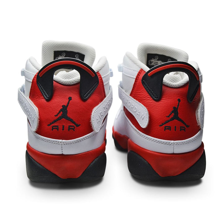 Mens Nike Jordan 6 Rings - 322992 126 - White Red Black