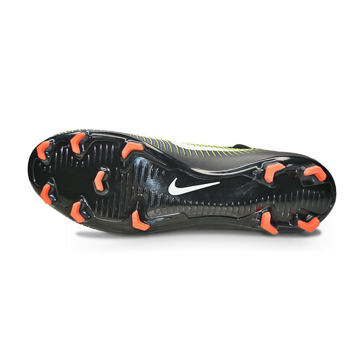 Mens Nike Mercurial Veloce III DF FG - 831961 013 - Black White Electric Green-Mens-Nike-sneakers Foot World