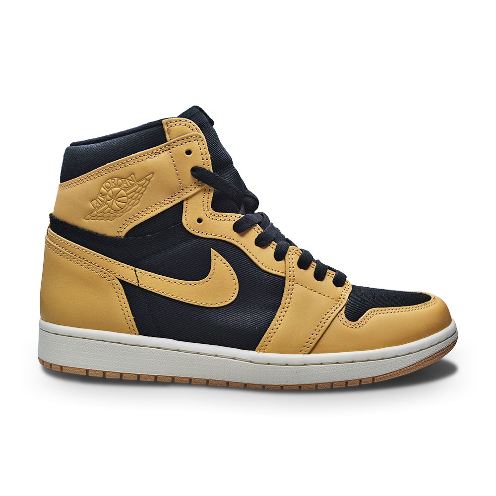 Mens Nike Air Jordan 1 Retro High OG - 555088 202- Vachetta Tan Black Sail