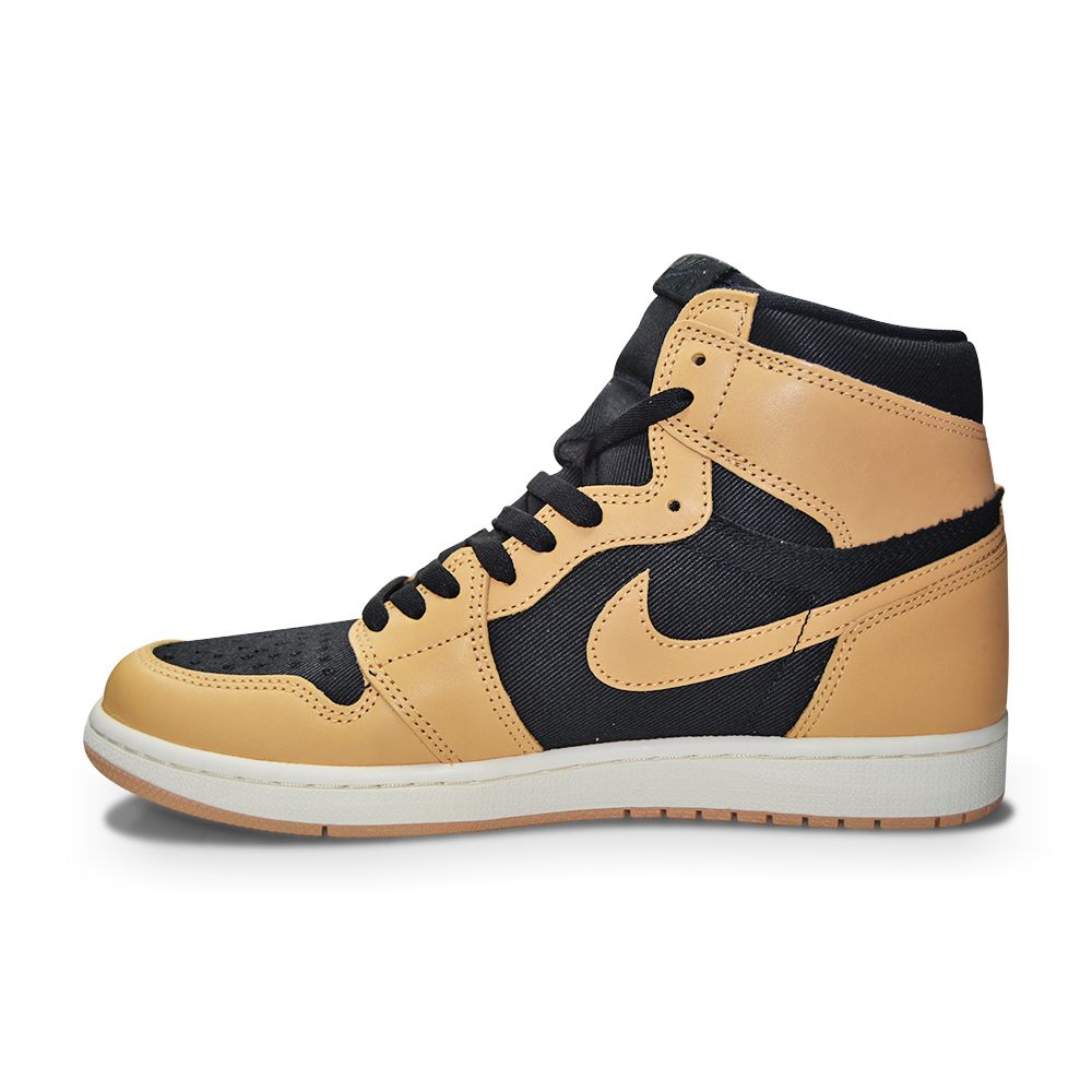 Mens Nike Air Jordan 1 Retro High OG - 555088 202- Vachetta Tan Black Sail