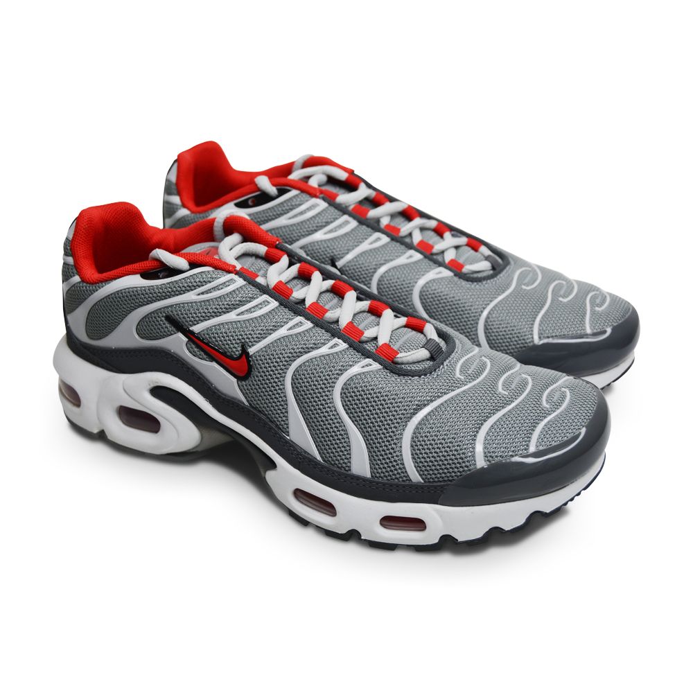 Juniors Nike Tuned 1 Air Max Plus TN (GS) CD0609 005 grey university red