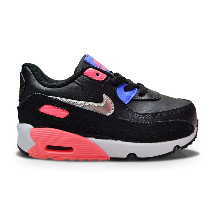 Mens Nike Air Max 90 LTR (TD) - CD6868 011 - Black Metallic Silver