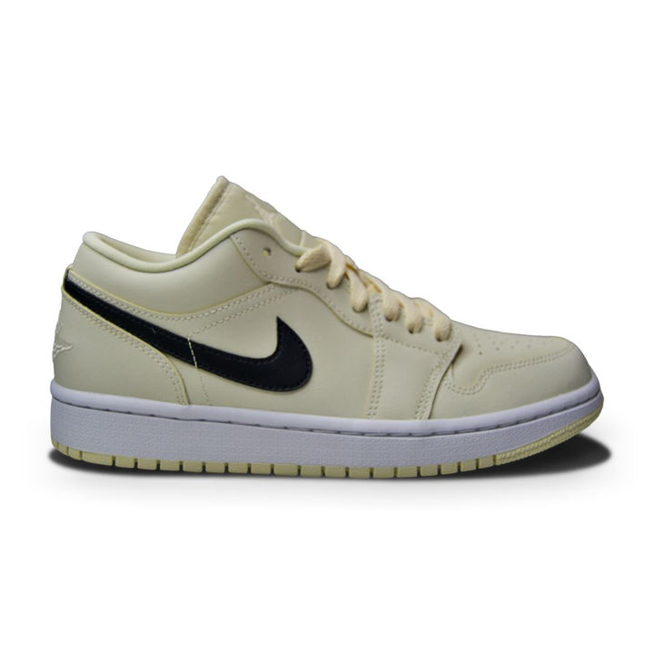 Women's Nike Air Jordan 1 Low - DC0774 121 - Coconut Milk Black White