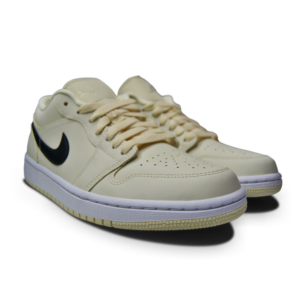 Women's Nike Air Jordan 1 Low - DC0774 121 - Coconut Milk Black White