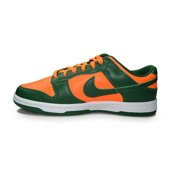 Mens Nike Dunk Low Retro "Miami Hurricanes" - DD1391 300 - Gorge Green White