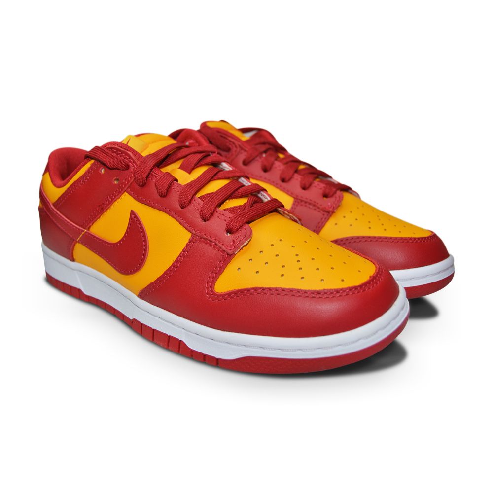 Mens Nike Dunk Low Retro - DD1391 701 - Midas Gold Tough Red White