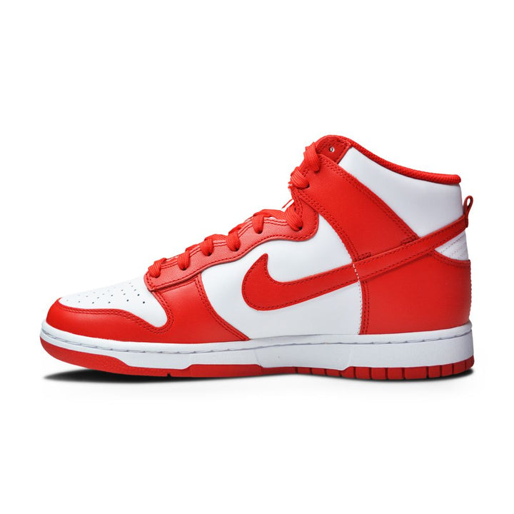 Mens Nike Dunk High Retro - DD1399 106 - White University Red