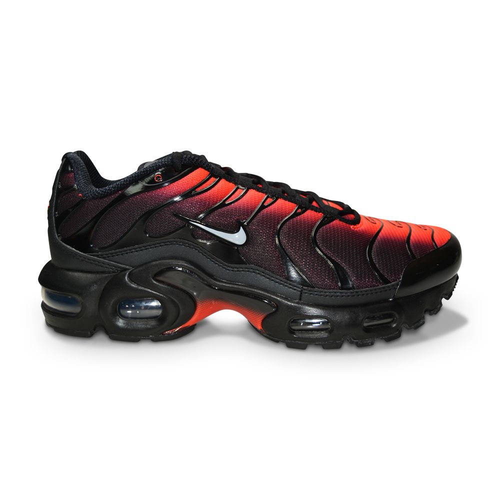 Juniors Nike Tuned 1 Air Max Plus GS - DD3229 001 - Black Wolf Grey Crimson