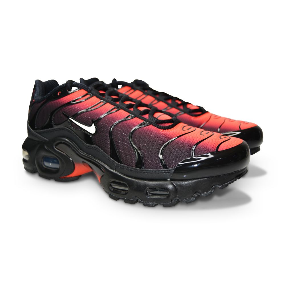 Juniors Nike Tuned 1 Air Max Plus GS - DD3229 001 - Black Wolf Grey Crimson