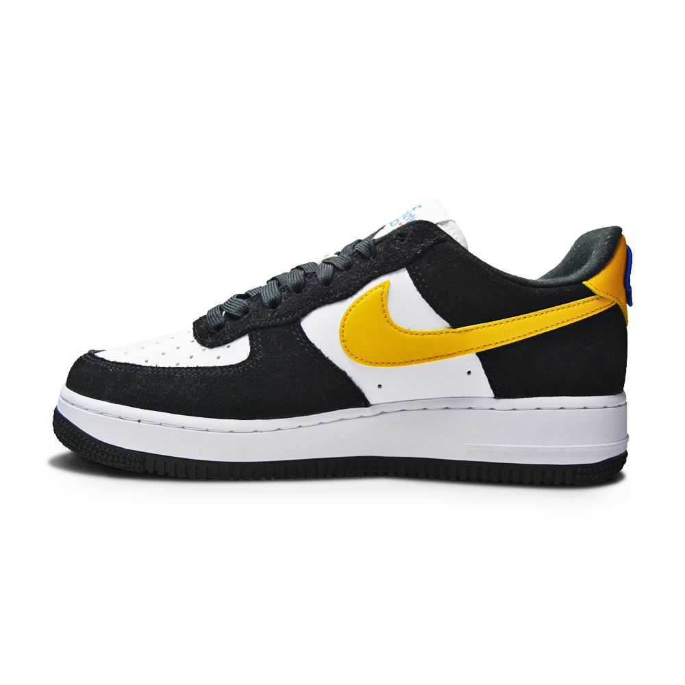 Mens Nike Air Force 1 '07 LV8 - DH7586 002 - Black Dark Sulfur White Black