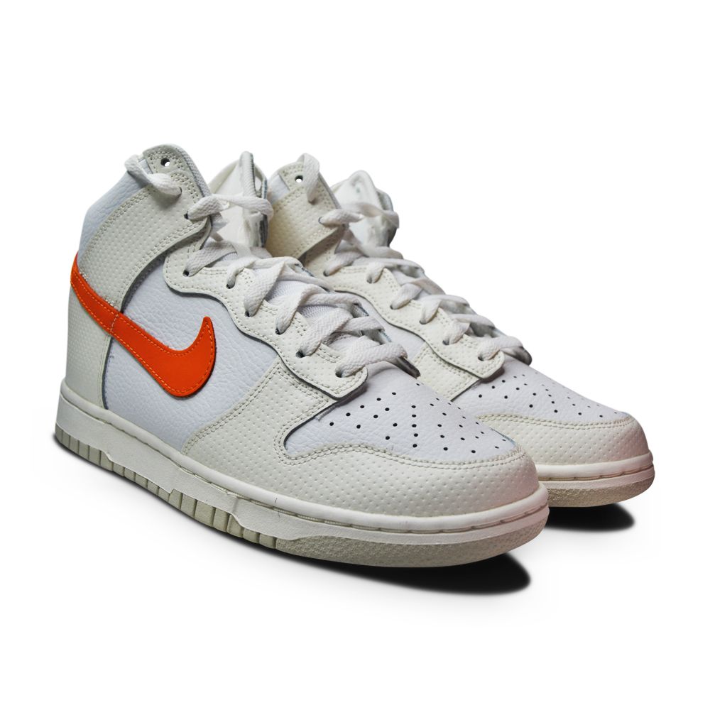 Womens Nike Dunk High - DV6986 100 -  "Magma Orange White"