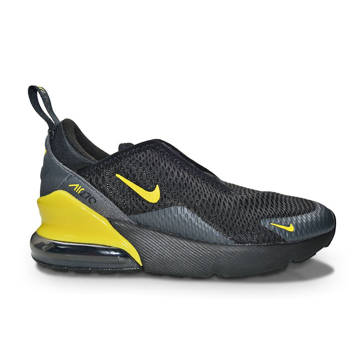 Kids Nike Air Max 270 (PS) - DX9278 001 - 'Black Yellow Strike'