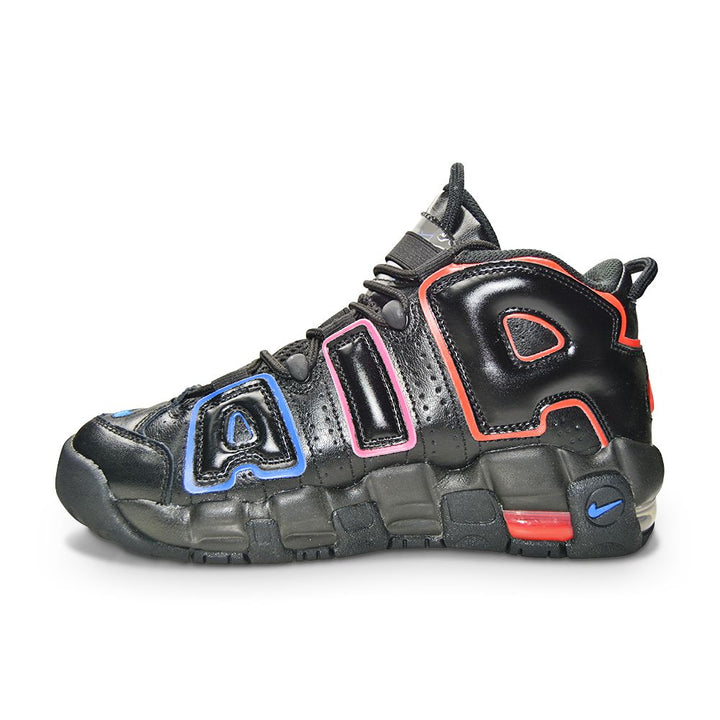 Juniors Nike Air More Uptempo GS - FD1012 001 - Black Bright Crimson